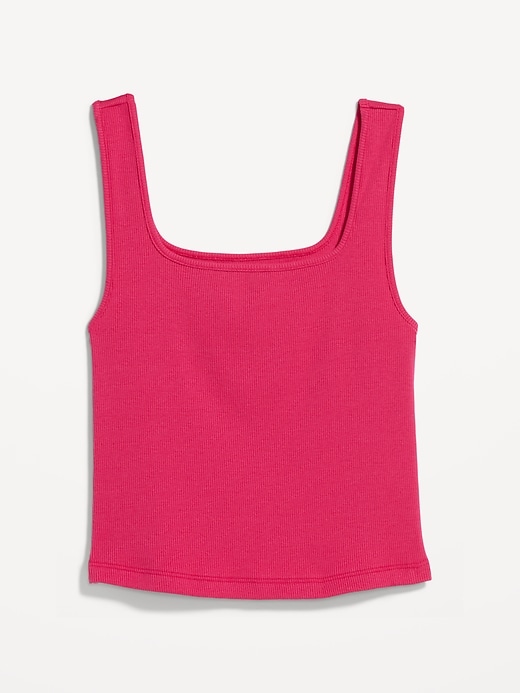 Image number 4 showing, Ultra-Crop Rib-Knit Tank Top