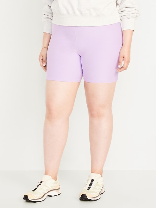 Image number 7 showing, Extra High-Waisted CloudComfy Biker Shorts -- 6-inch inseam