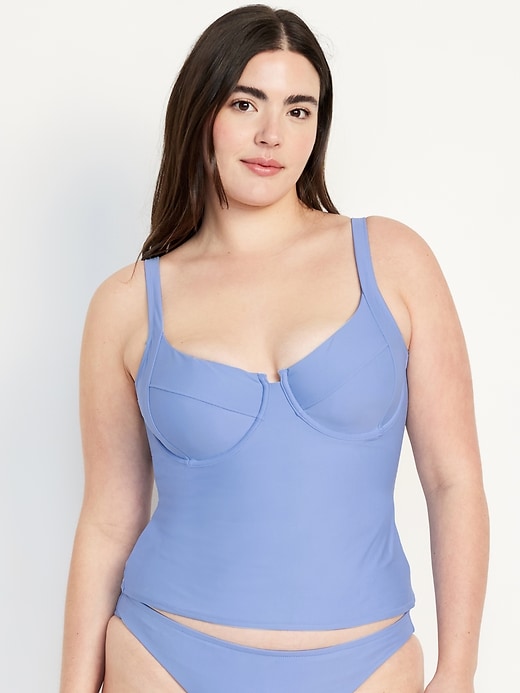 Image number 5 showing, Underwire Tankini Swim Top