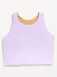 View large product image 3 of 4. PowerSoft Longline Sports Bra for Girls