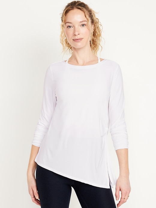 Image number 1 showing, CloudMotion Side-Tie Tunic