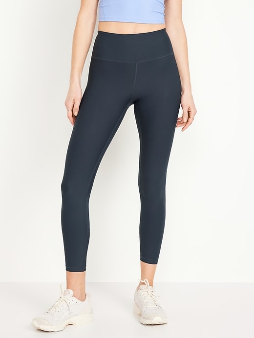 Image number 1 showing, High-Waisted PowerSoft 7/8 Leggings