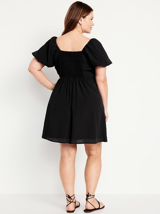 Image number 8 showing, Flutter-Sleeve Mini Swing Dress