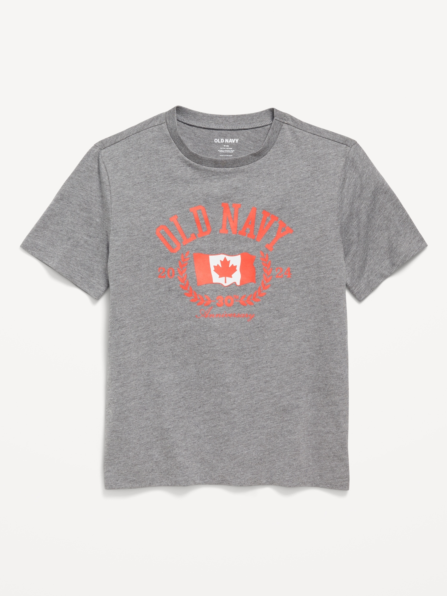 Matching Gender-Neutral Logo-Graphic T-Shirt for Kids