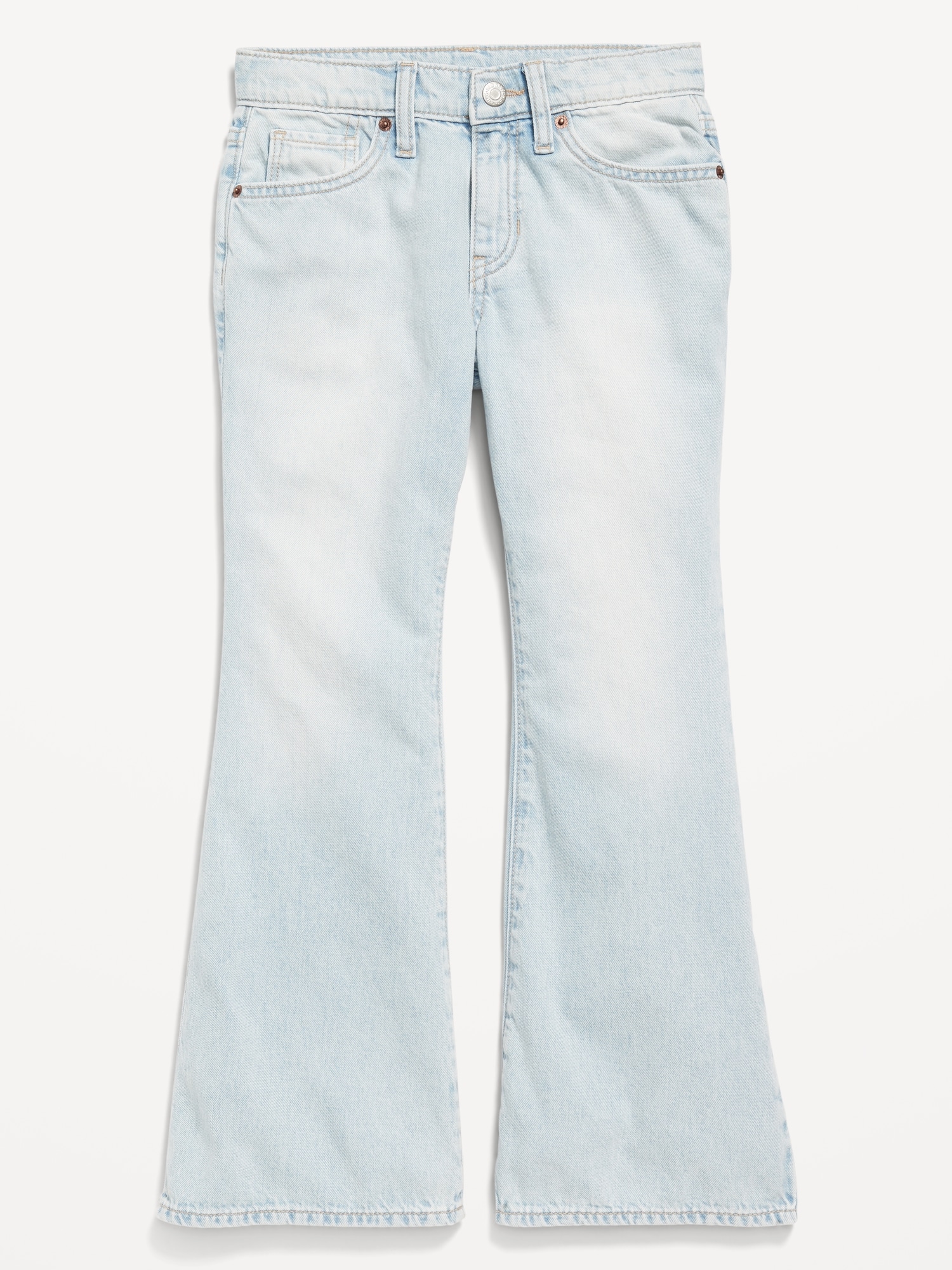 High-Waisted Super Baggy Flare Jeans for Girls