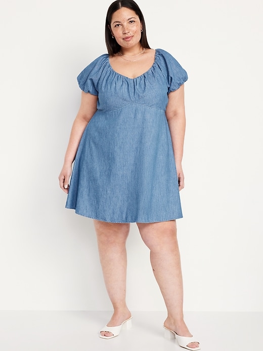 Image number 6 showing, Jean Mini Swing Dress