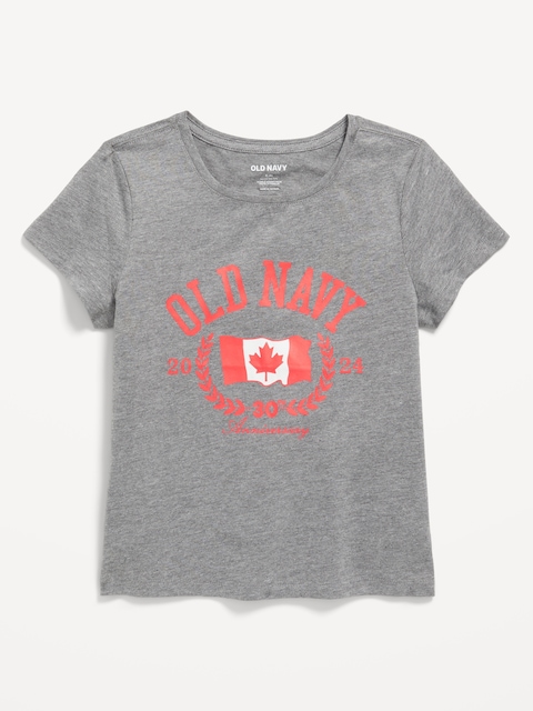 Short-Sleeve Logo-Graphic T-Shirt for Girls
