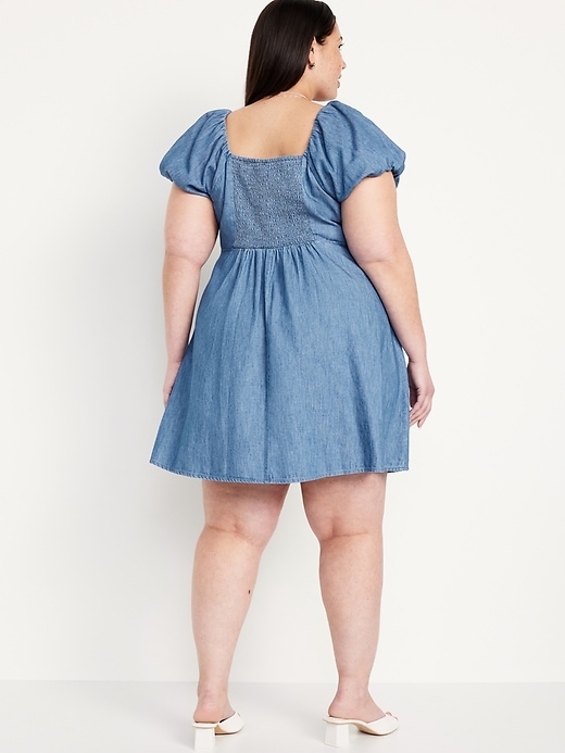 Image number 7 showing, Jean Mini Swing Dress