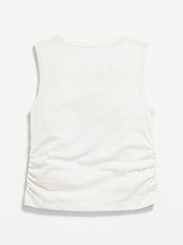 Image number 3 showing, Side-Ruched Licensed Graphic Tank Top for Girls