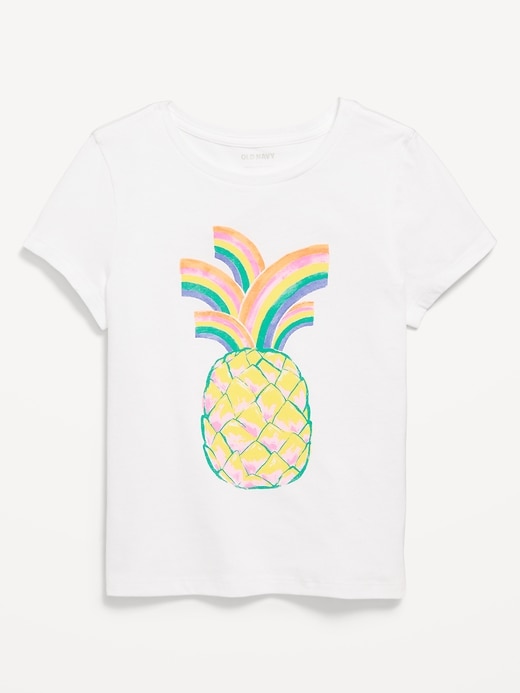 Image number 1 showing, Short-Sleeve Graphic T-Shirt for Girls