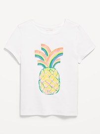 Image number 1 showing, Short-Sleeve Graphic T-Shirt for Girls