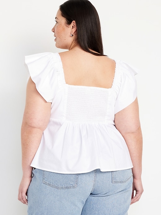 Image number 8 showing, Flutter-Sleeve Top