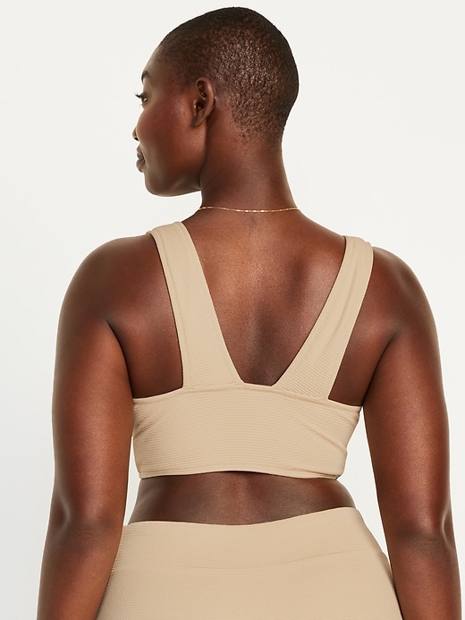 Image number 6 showing, V-Neck Longline Bikini Swim Top