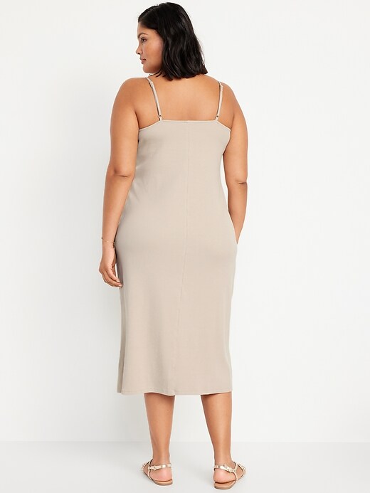 Image number 7 showing, Sleeveless Rib-Knit Midi Dress