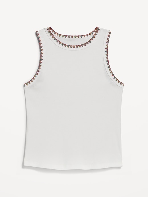 Image number 4 showing, High-Neck Crop Tank Top