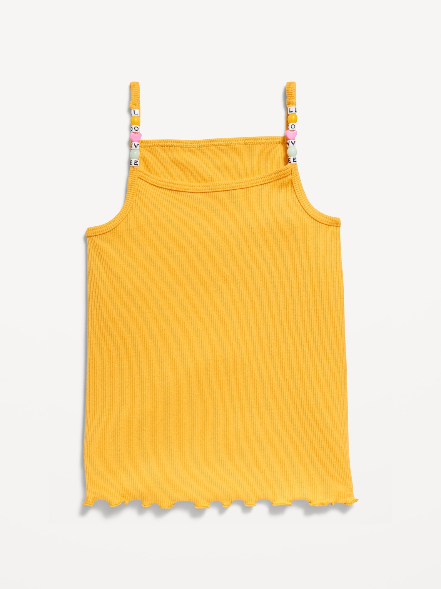 Beaded-Strap Cami Top for Toddler Girls