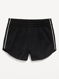 Voir une image plus grande du produit 4 de 4. Short Performance en maille à taille haute pour Fille