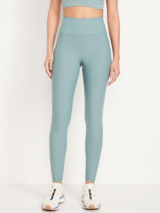 Image number 1 showing, High-Waisted PowerSoft Full-Length Pocket Leggings