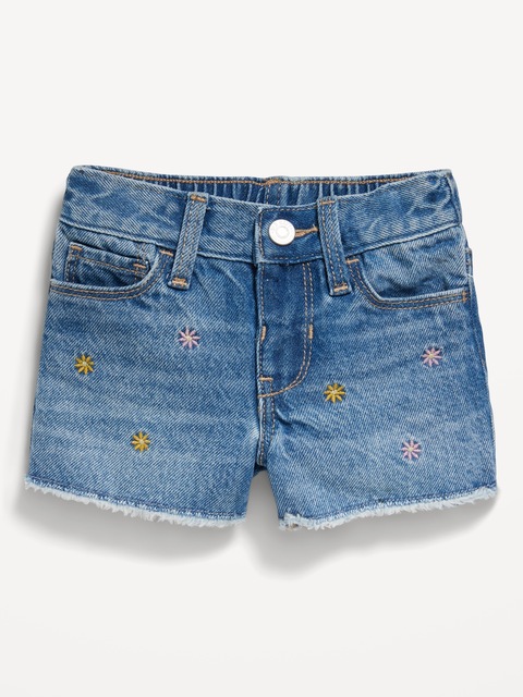 Frayed-Hem Jean Shorts for Baby