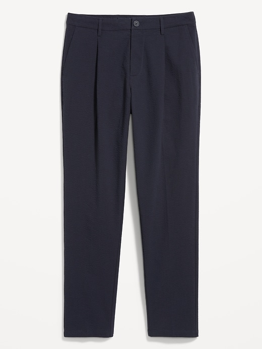 Image number 8 showing, Loose Taper Seersucker Pants