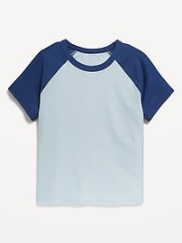 View large product image 3 of 4. CloudMotion Raglan-Sleeve T-Shirt for Girls