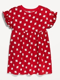 Image number 1 showing, Printed Fit and Flare Dress for Toddler Girls