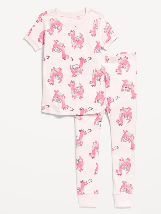 View large product image 1 of 2. Unisex Snug-Fit Printed Pajama Set for Toddler & Baby