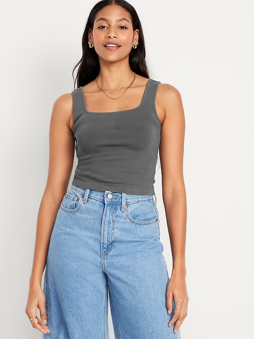 L'image numéro 1 présente Camisole ultra-courte pour Femme