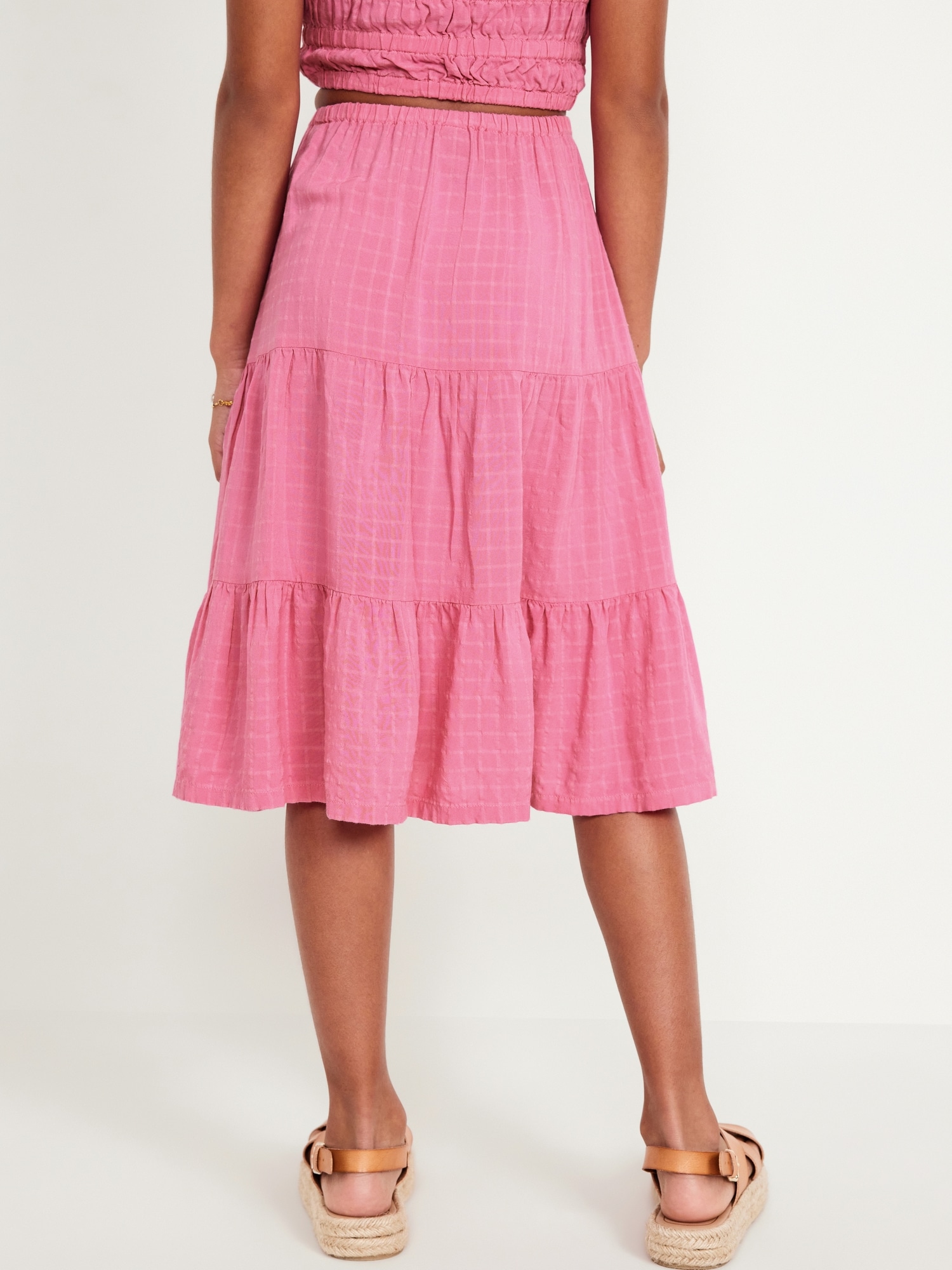 Tiered Midi Skirt for Girls | Old Navy