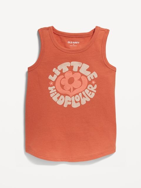 Graphic Tank Top for Toddler Girls