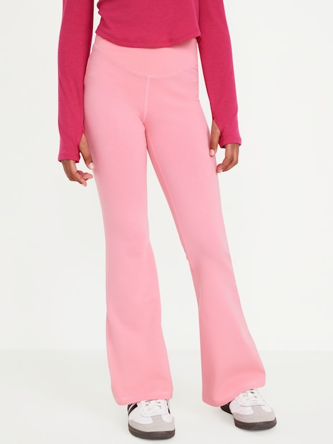 Legging PowerChill jambe évasée à taille haute croisée pour Fille - Bleu