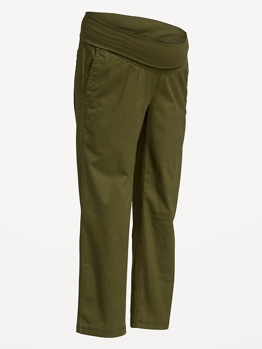 Image number 4 showing, Maternity Rollover-Waist OGC Chino Pants