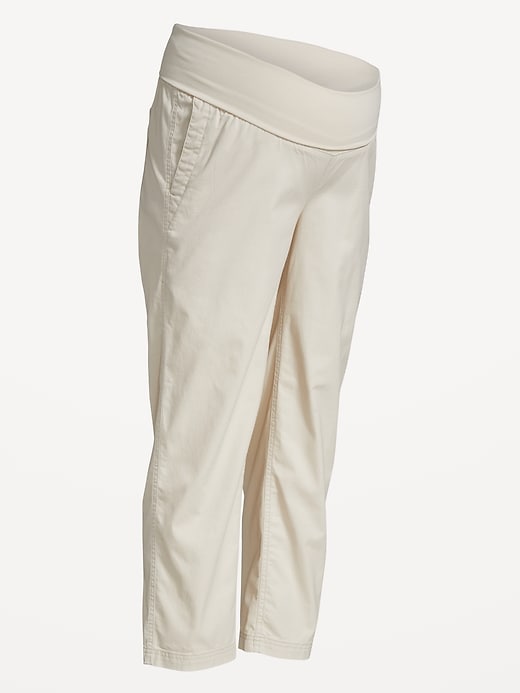 Image number 3 showing, Maternity Rollover-Waist OGC Chino Pants