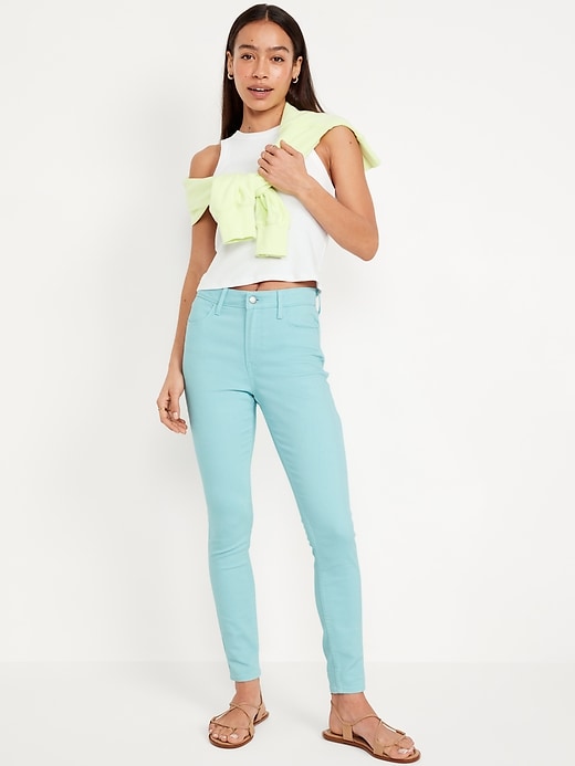 Image number 3 showing, High-Waisted Wow Skinny Jeans