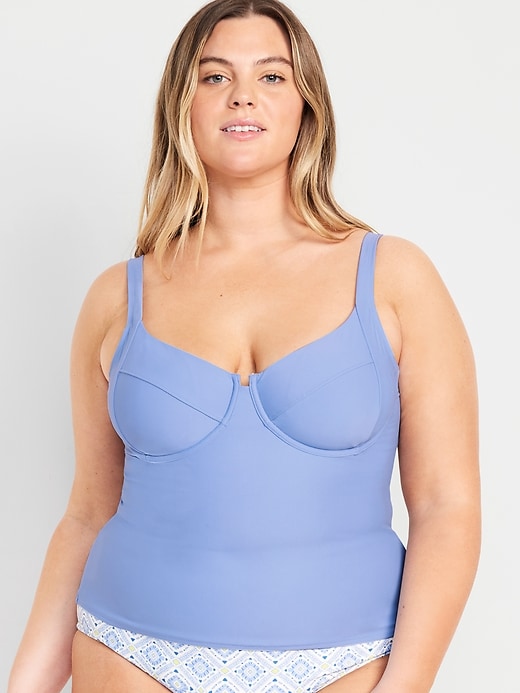 Image number 7 showing, Underwire Tankini Swim Top