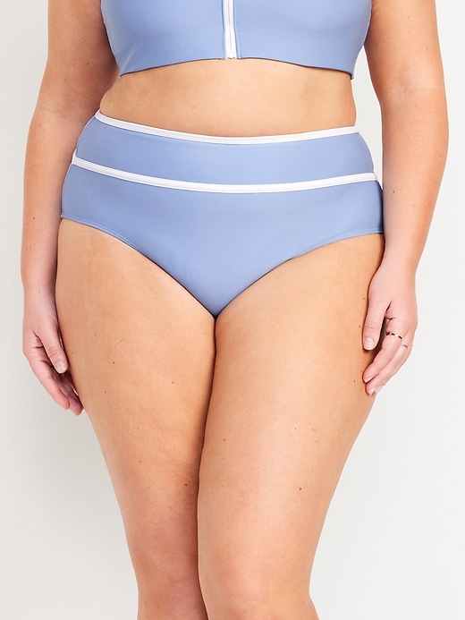 Image number 7 showing, High-Waisted Bikini Swim Bottoms