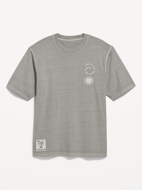 Oversized Boxy Heavyweight Graphic T-Shirt