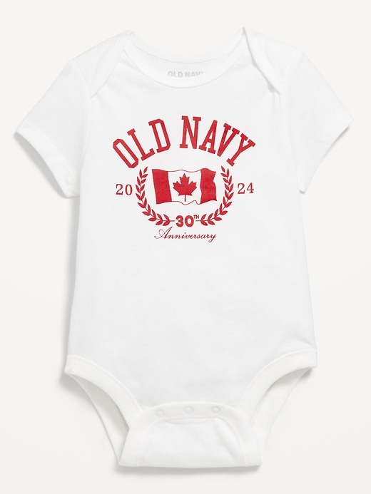 View large product image 1 of 2. Matching Unisex Logo-Graphic Bodysuit for Baby