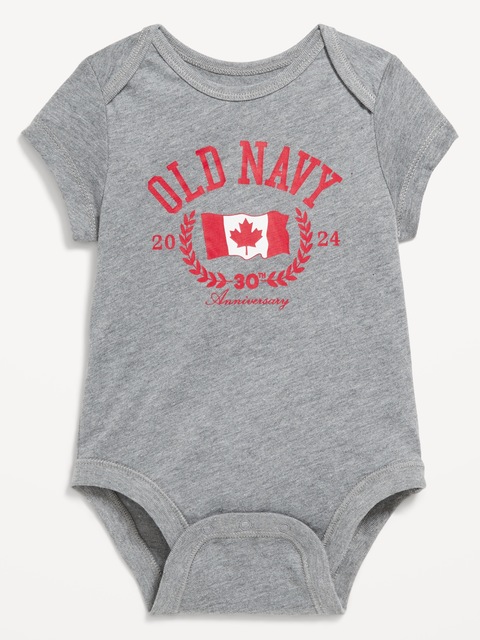 Matching Unisex Logo-Graphic Bodysuit for Baby - Gray (Match The Fam)