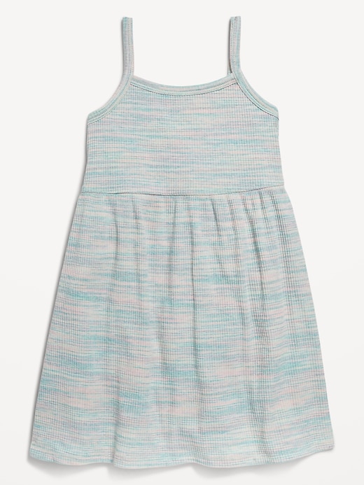 Voir une image plus grande du produit 2 de 2. Robe-camisole en tricot côtelé pour toute-petite fille