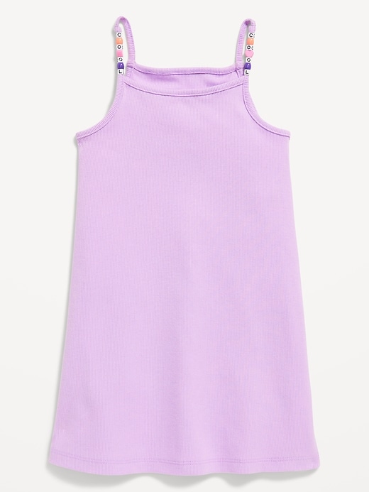 Voir une image plus grande du produit 1 de 2. Robe camisole à breloques perlées sans manches pour Fille