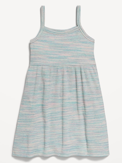 Voir une image plus grande du produit 1 de 2. Robe-camisole en tricot côtelé pour toute-petite fille