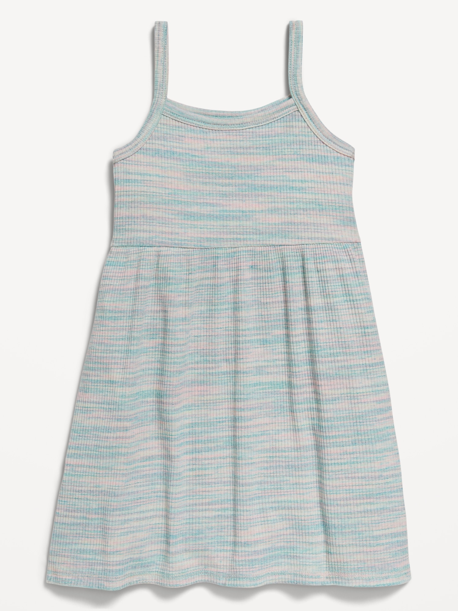 Robe-camisole en tricot côtelé pour toute-petite fille