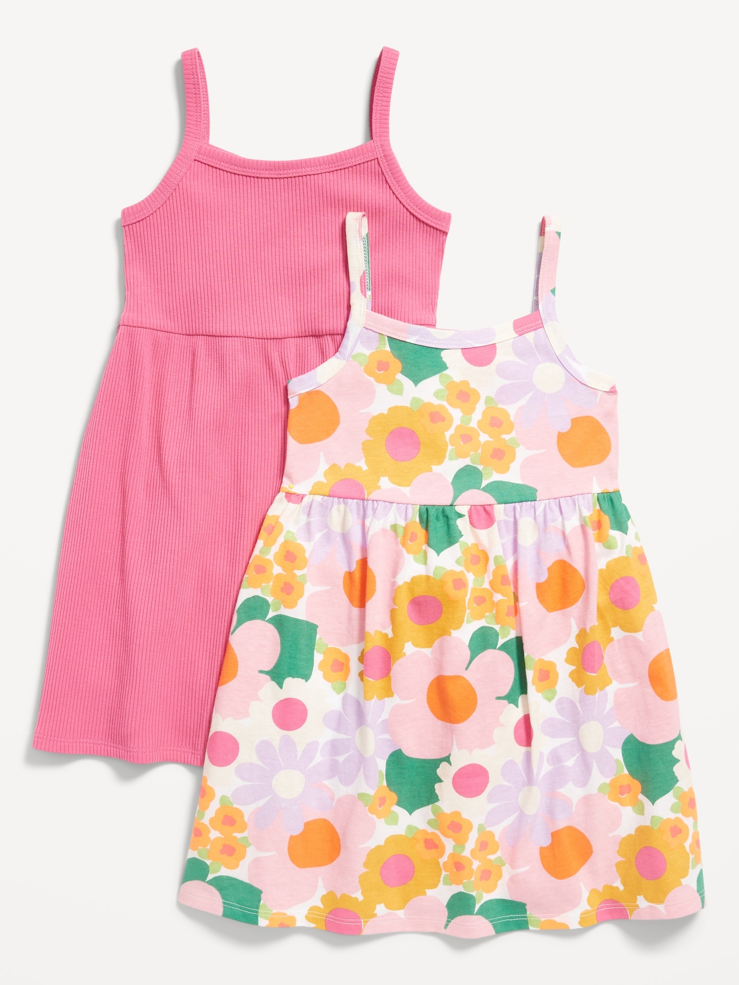 Sleeveless Fit and Flare Dress 2-Pack for Toddler Girls