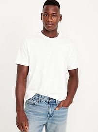 Image number 2 showing, Solid Crew-Neck T-Shirt 3-Pack
