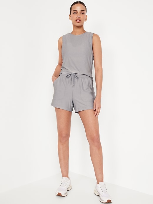 Image number 3 showing, High-Waisted CloudMotion Shorts -- 5-inch inseam