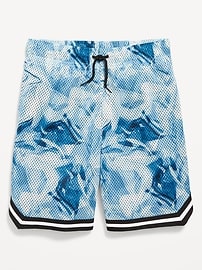 View large product image 4 of 4. Mesh Basketball Shorts for Boys (At Knee)