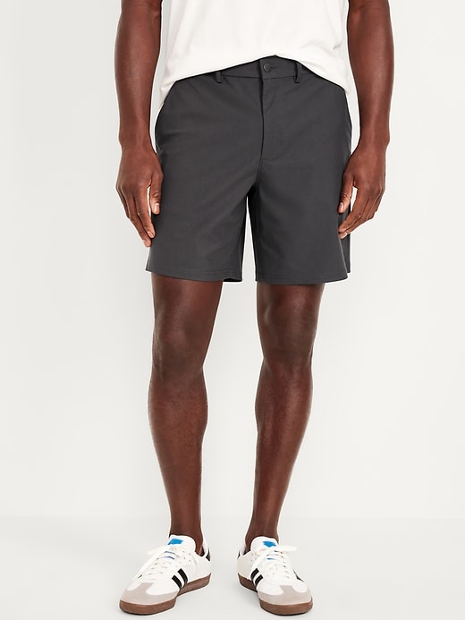 Image number 1 showing, Tech Hybrid Chino Shorts -- 8-inch inseam