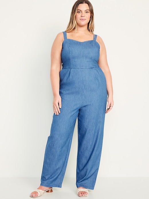 Image number 7 showing, Fit & Flare Cami Jumpsuit