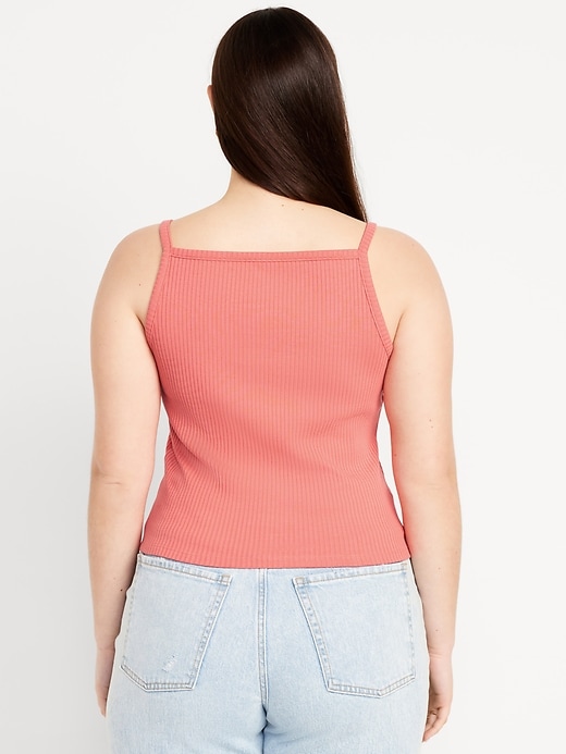 L'image numéro 6 présente Camisole en tricot côtelé